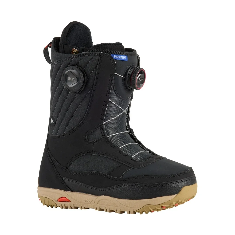Burton Limelight BOA Women's Snowboard Boots Size 7.5 Black WORN ONCE EUC